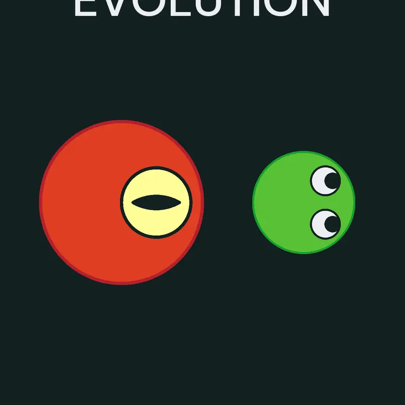 Evolution & Natural Selection Simulation by @TrickyTriangle
