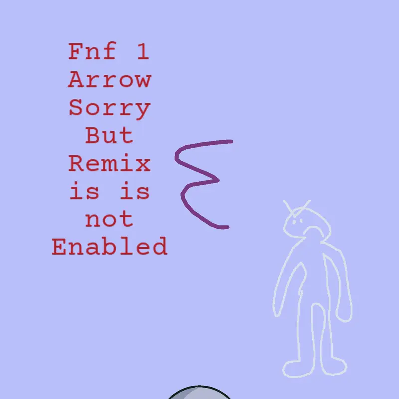 Fnf only one Arrow Remix is Not Enabled by @Olaxy_thepro