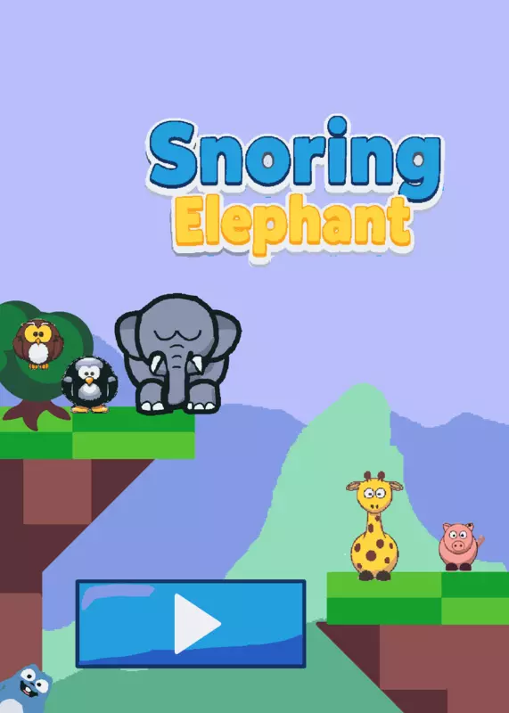 Snoring elephant by @lemmingsworld