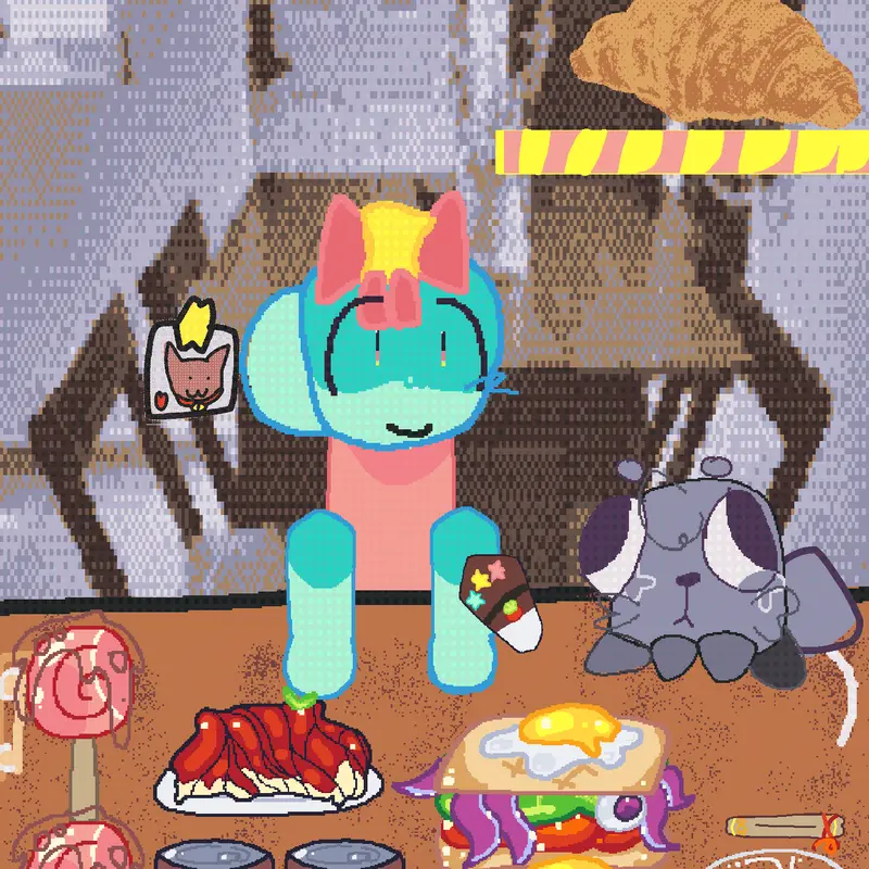 Mukbang with poppy by @starshow_yatta51