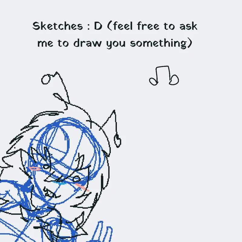 Sketches by @cornpuff_