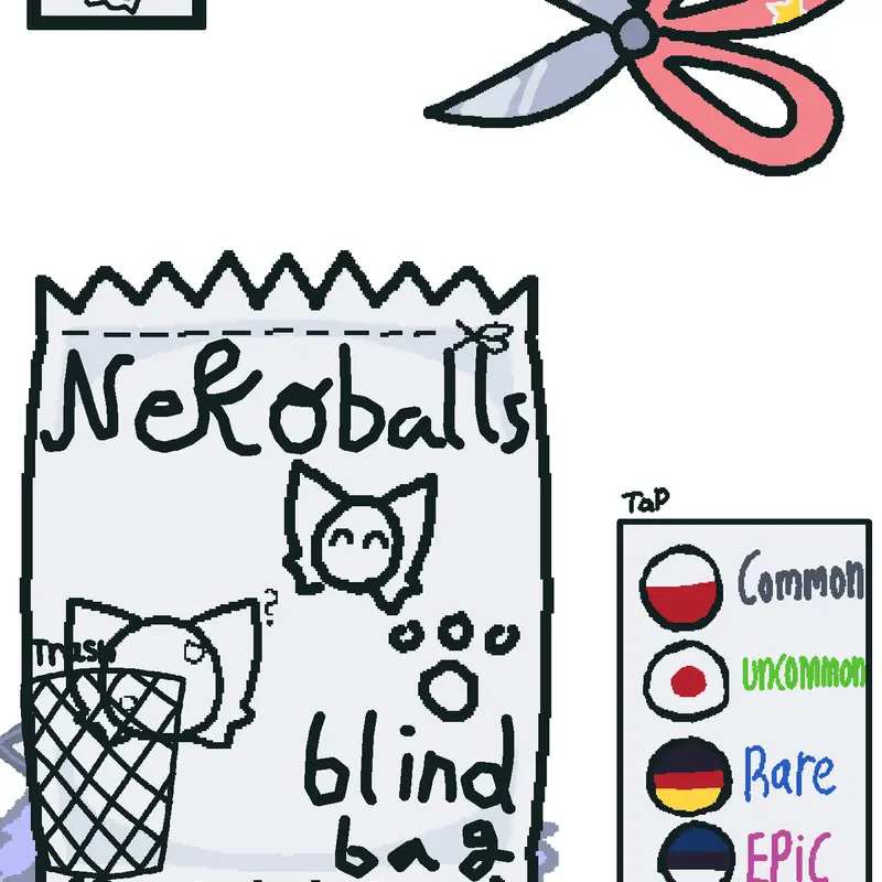 Nekoballs blind bag! by @TH3RM0_N3K0B4LLS