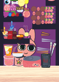 Feed pinki mukbang