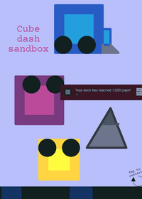 Cube dash sandbox game