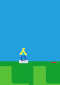A Roblox Button Simulator in castle...