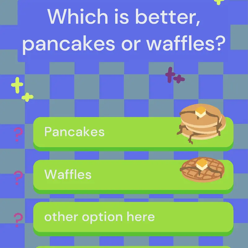 Pancakes or waffles :D by @StrawberryDreamz
