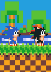 Sonic pixel art 🎨