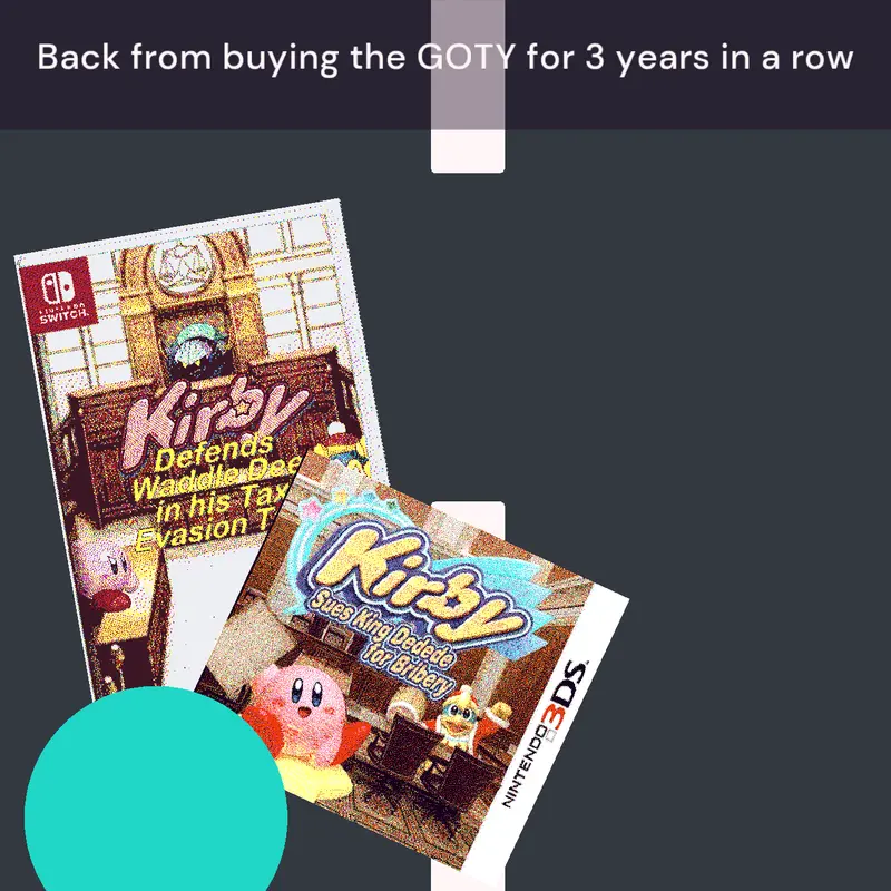 Kirby Sues king dedede for bribery saga by @ElOdesey