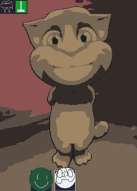 говорящий кот Том - talking Tom cat