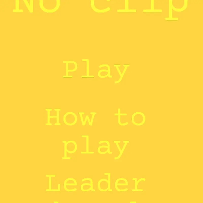 No clip by @sprnk