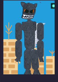 lo hice por qué soy fan de Godzilla Ragdoll...