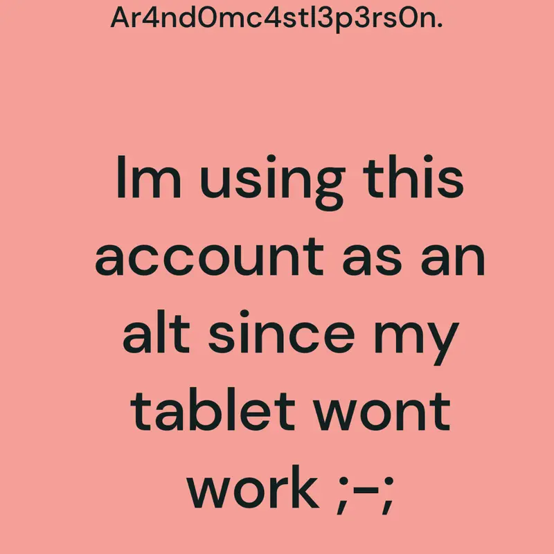 Game by @Ar4nd0mc4stl3hUm4n