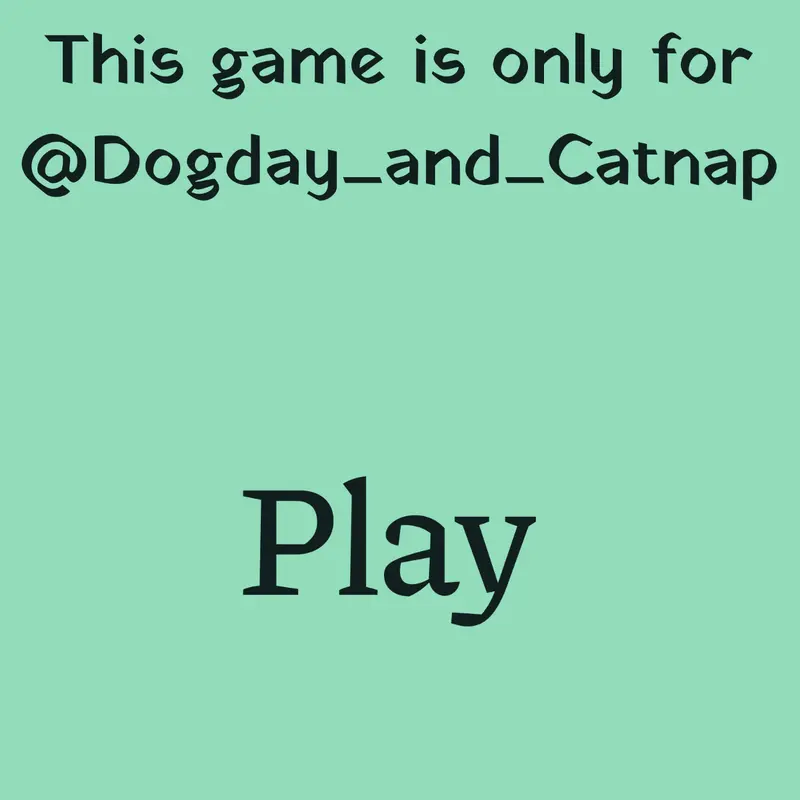 Game by @Wes202am