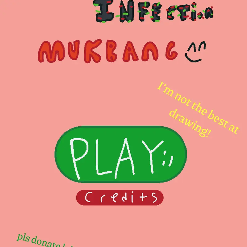 Minigames infection mukbang by @cowboyguyvr