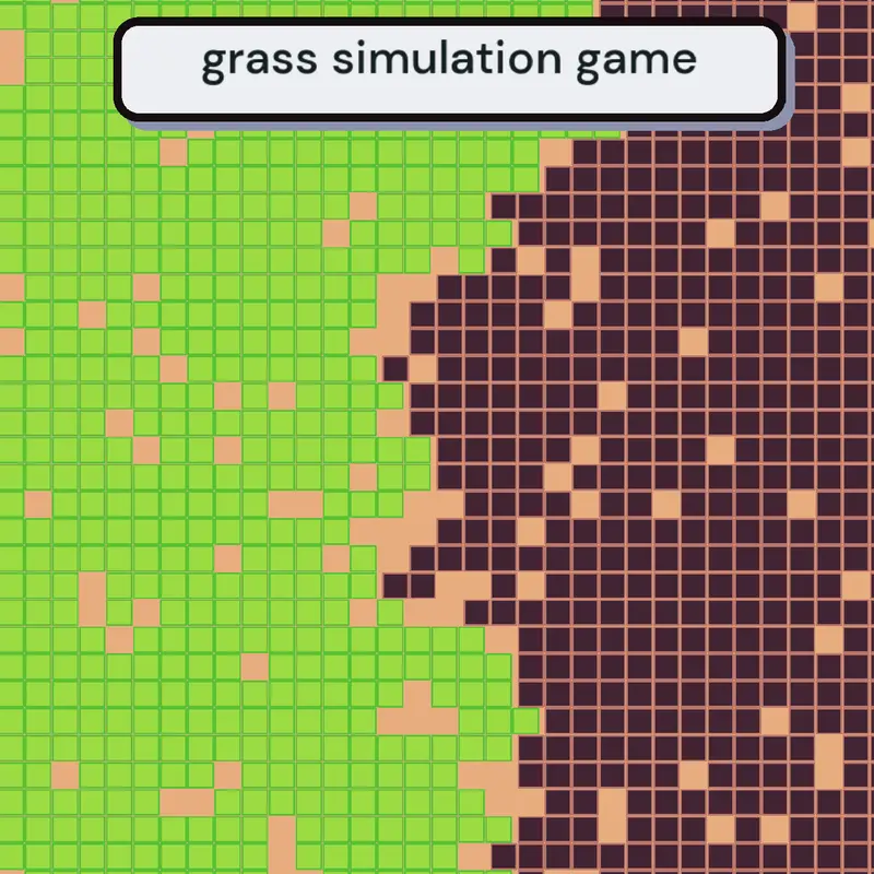 cool grass simulation game by @kielkweks