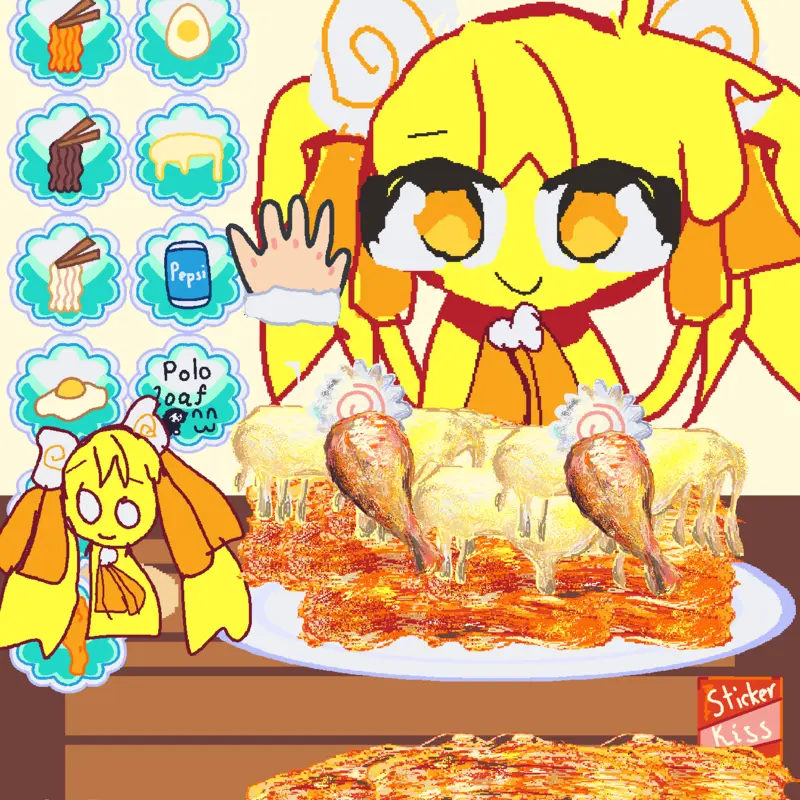 *. Mukbang with Tisha.* by @kity2213