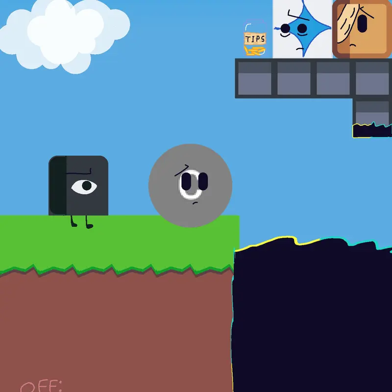 Glitch cubes (Y/N, gemini, castlemascot) by @ChristianCandelario