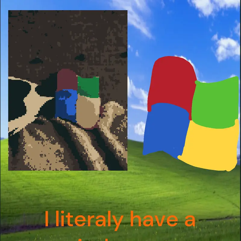My windows xp plush by @tin83
