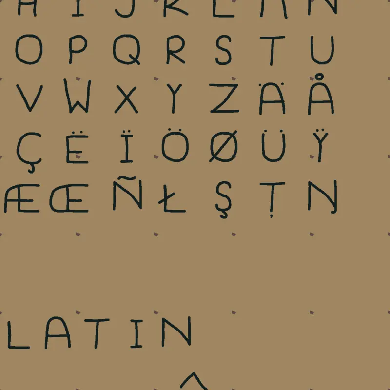 Dancing letters by @klaisi123