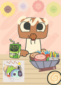 Cosmo mukbang:D credits to @coocie