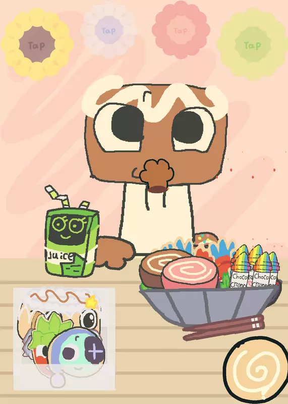 Cosmo mukbang:D credits to @coocie by @molty_lolty