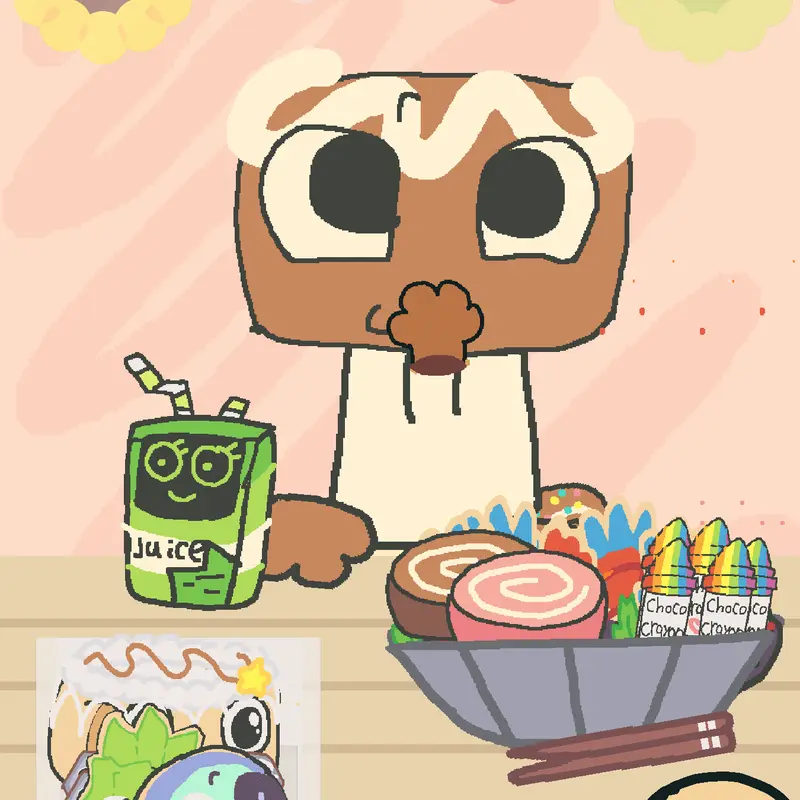 Cosmo mukbang:D credits to @coocie by @molty_lolty