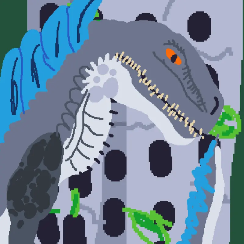 Godzilla jr living the dream by @braco_123-2