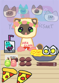 Ana clara cat sim myan mukbang part-1