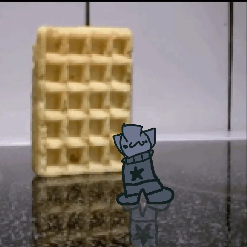 waffle :D by @ZakarryoOfficial