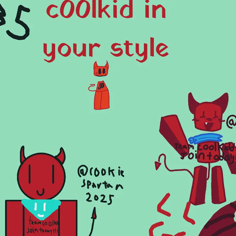 Draw coolkid in style by @funny-bunny