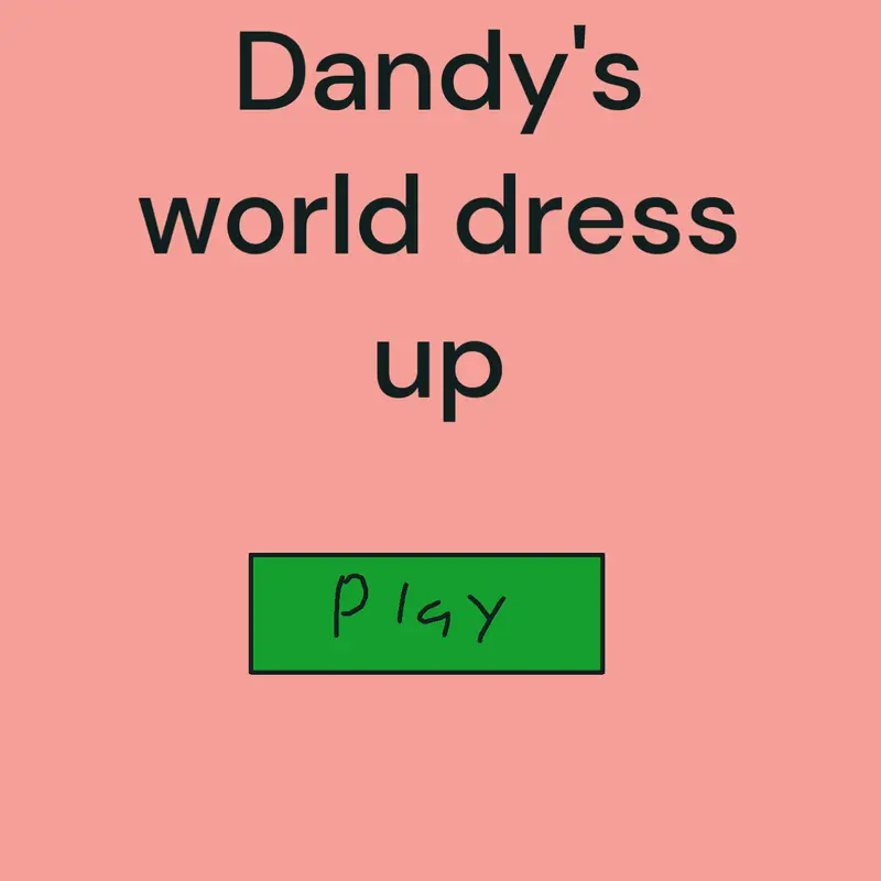 Dress up Dandy's world by @CuteDonuts12
