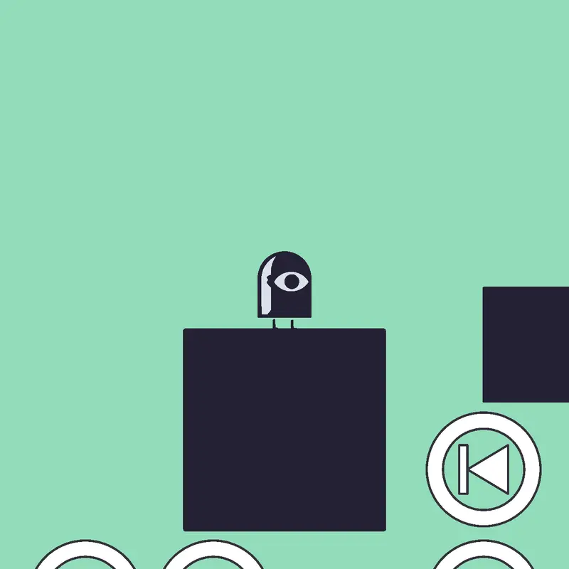 Platfromer game but reverse by @CrappyDecks_