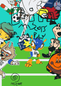 FIFA mascots: drag and play