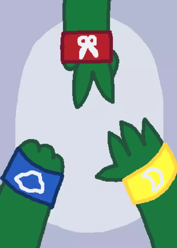 Rock, Paper & Scissors by @ThatOne_Alligator