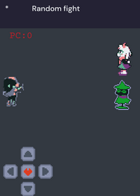 Unfinished deltarune fight noob port