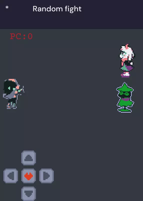 Unfinished deltarune fight noob port by @4LPHAWWOLF