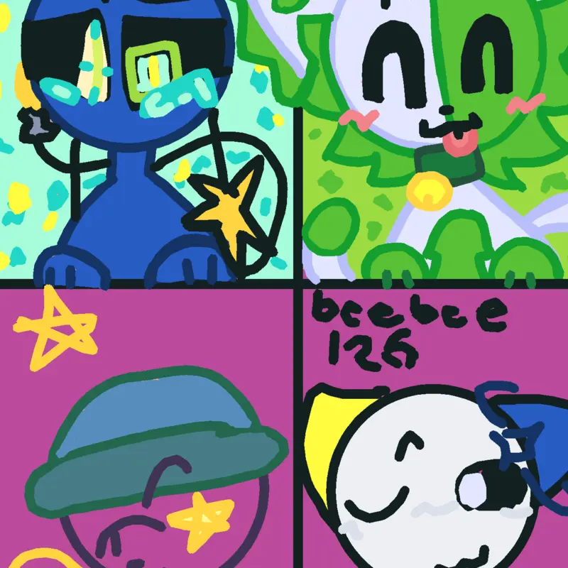 My new oc including these 3 :3 by @Beebee_126