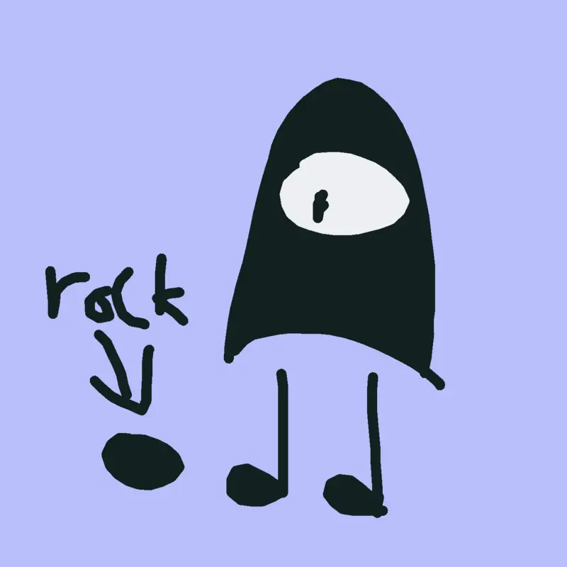 Character Kicking a Rock by @daniel_giantara