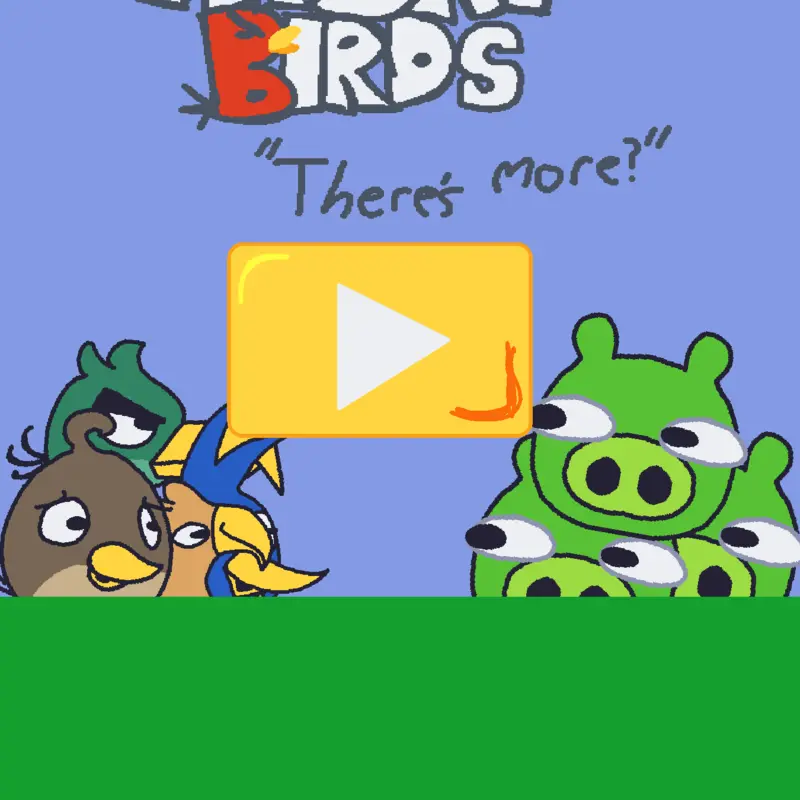 ANGRY BIRDS by @red-hot-feathers
