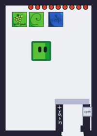 Take care of green Cube