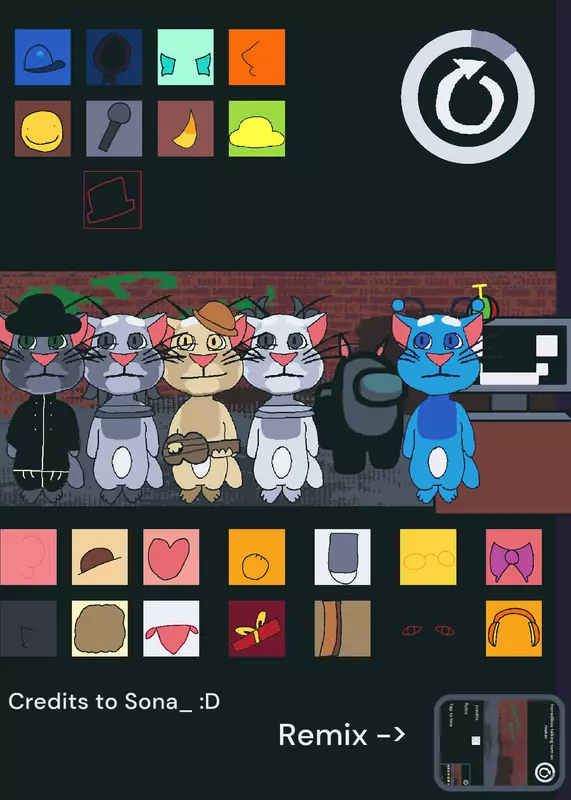 Incredibox Talking tom oc world by @yellowgirls