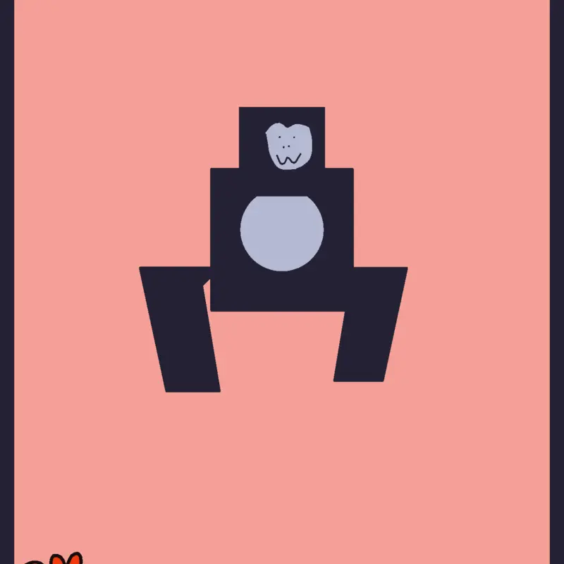 A gorilla ragdoll by @hamboi