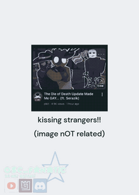 Kissing strangers