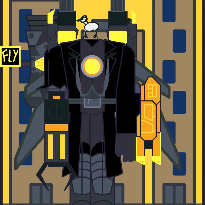 Skibidi toilet titan duck by @pedroypedra