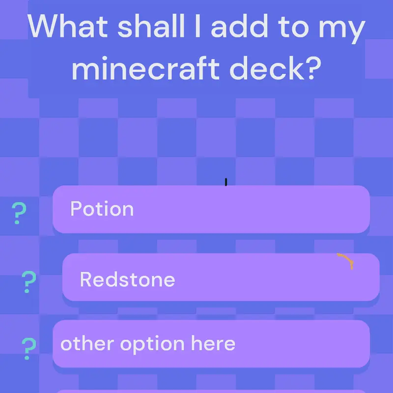 Adding to the minecraft deck by @KimberleyHiggins