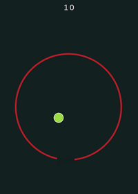 The ball is going!