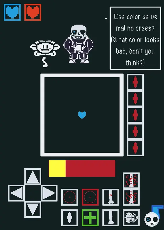 Sans combat by @bluuder_XD