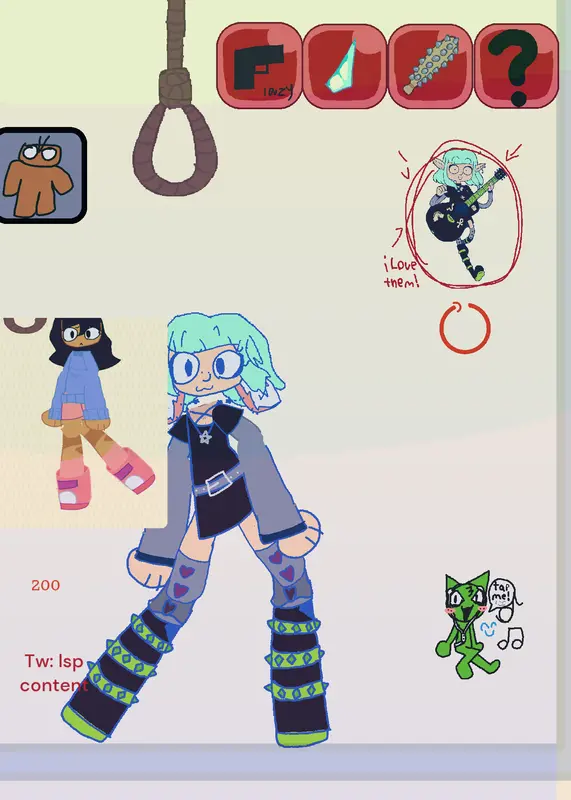 Willow ragdoll (blue outline and nose) by @BluePanda21