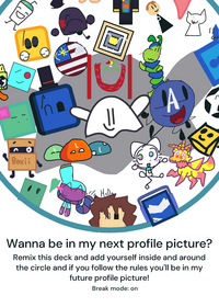 Wanna be in my next profile picture?