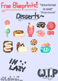 Free food Blueprints!(⑅•ᴗ•⑅)- (No need to...